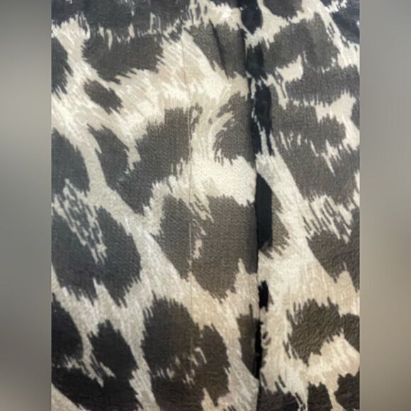 Emerson Thorpe Silk Leopard Print Top S - Picture 5 of 8